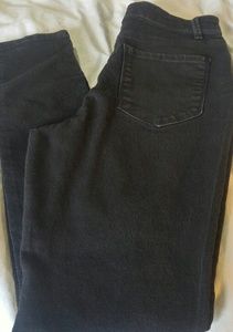 Forever 21 black plain pocket skinny jeans